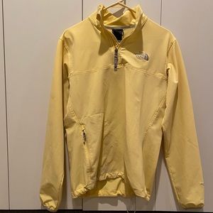 Light yellow north face pullover
